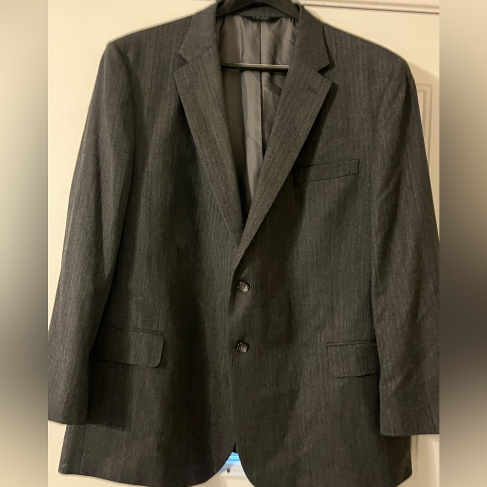 Jos A Bank 50 Regular Dark Gray Sportcoat